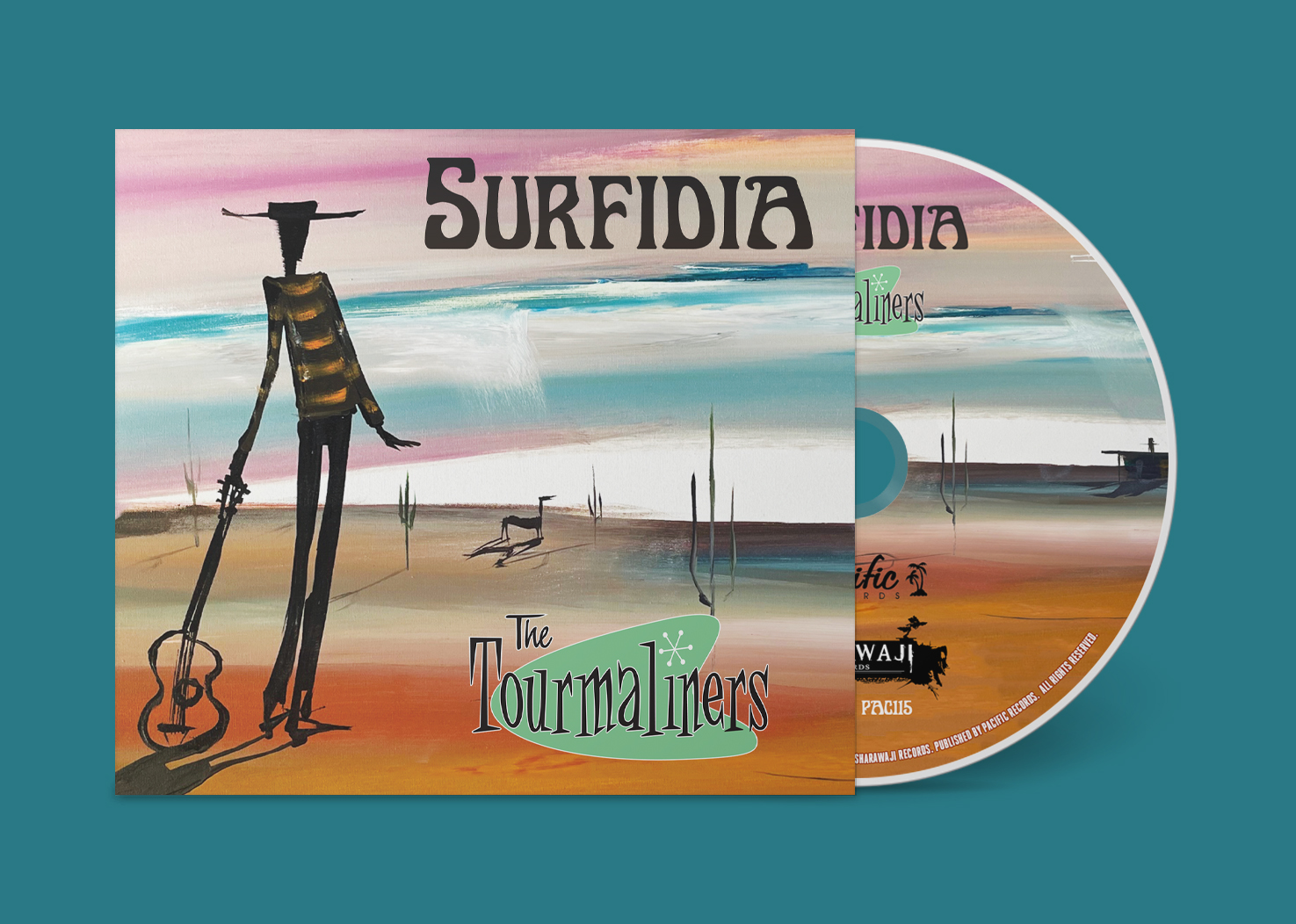 SRW231a_bandcamp_CD_template The Tourmaliners - Surfidia (Vinyl LP & Digipack CD) - SHARAWAJI.COM