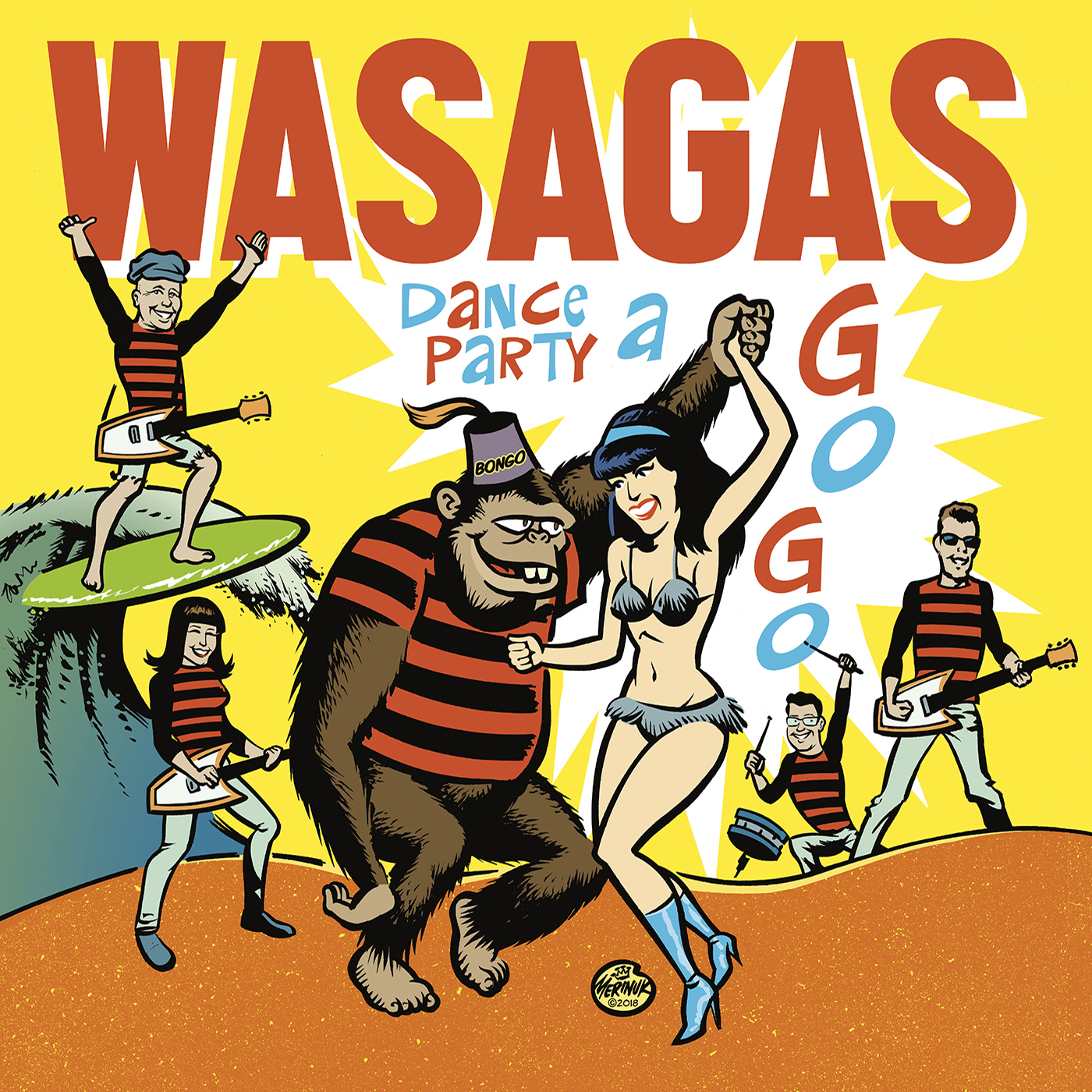 cover Mark Malibu & the Wasagas - Dance Party a' Go-Go - SHARAWAJI.COM